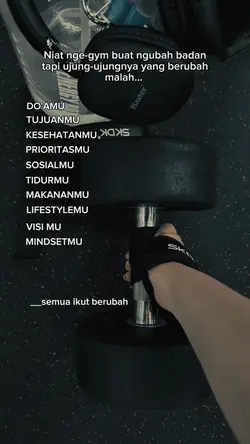 niat pergi ke gym