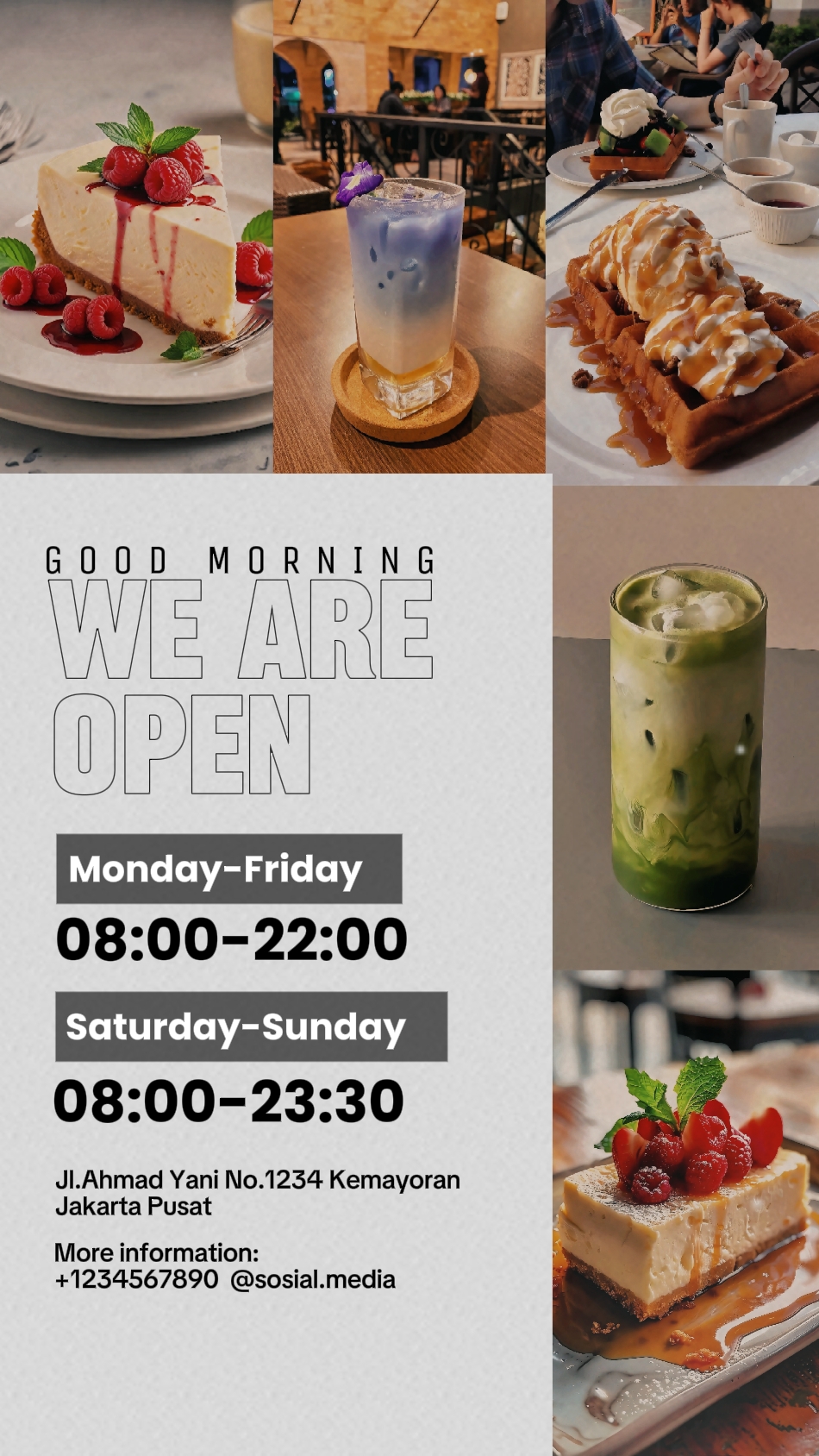 We are open