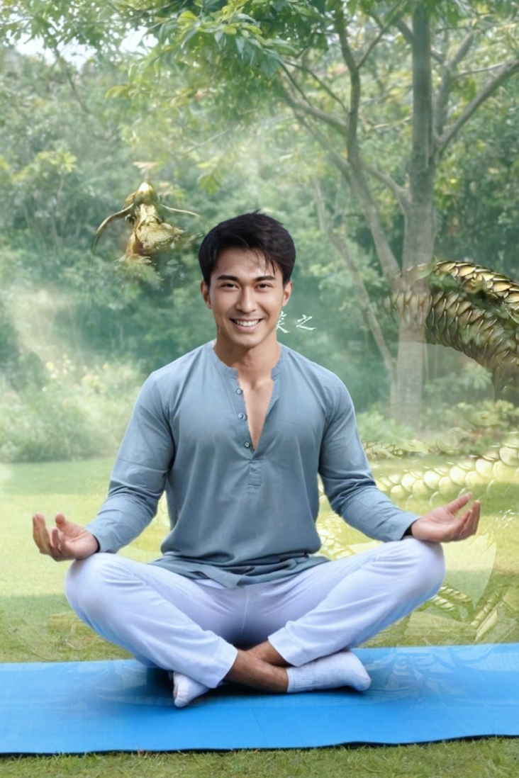 Aura Naga emas