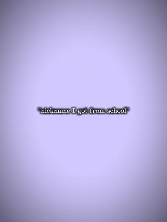 nicknameigotfrschool
