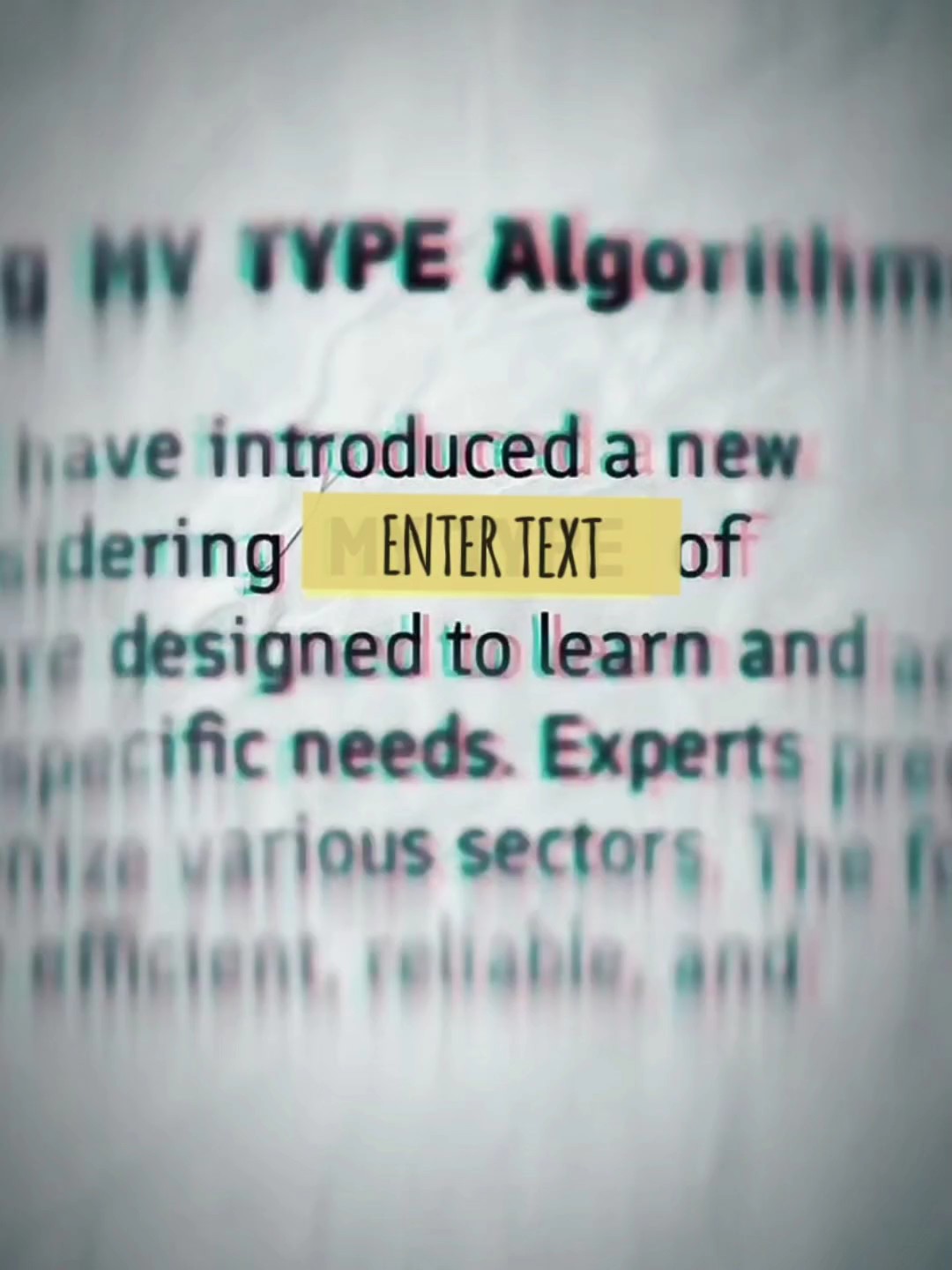 ENIER TEXT Trend 