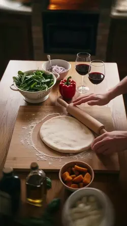 From Dough to Oven: Cozy Pizza Reel