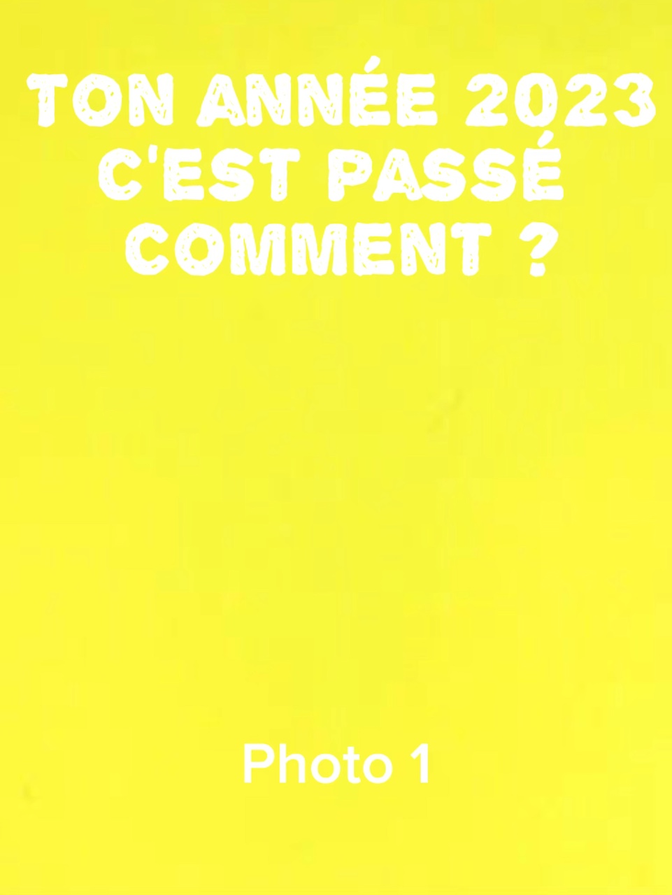 Mon année 2023