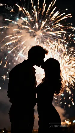 NewYear SparklesKiss