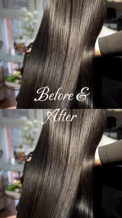 Before & after hair
