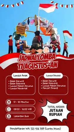 Jadwal Lomba 17 an