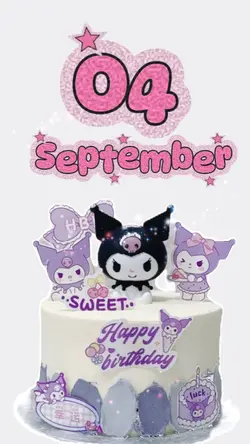 hbd tem kuromi anak