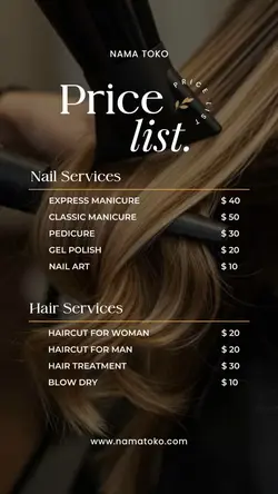 pricelist