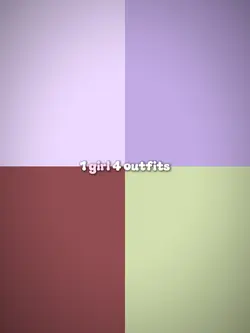 1 girl 4 outfits