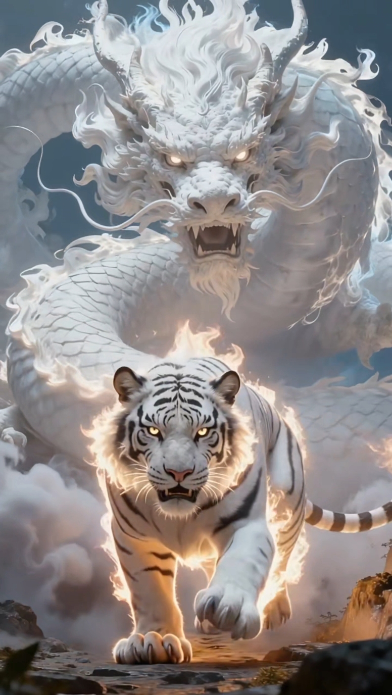 Tigre blanc dragão b