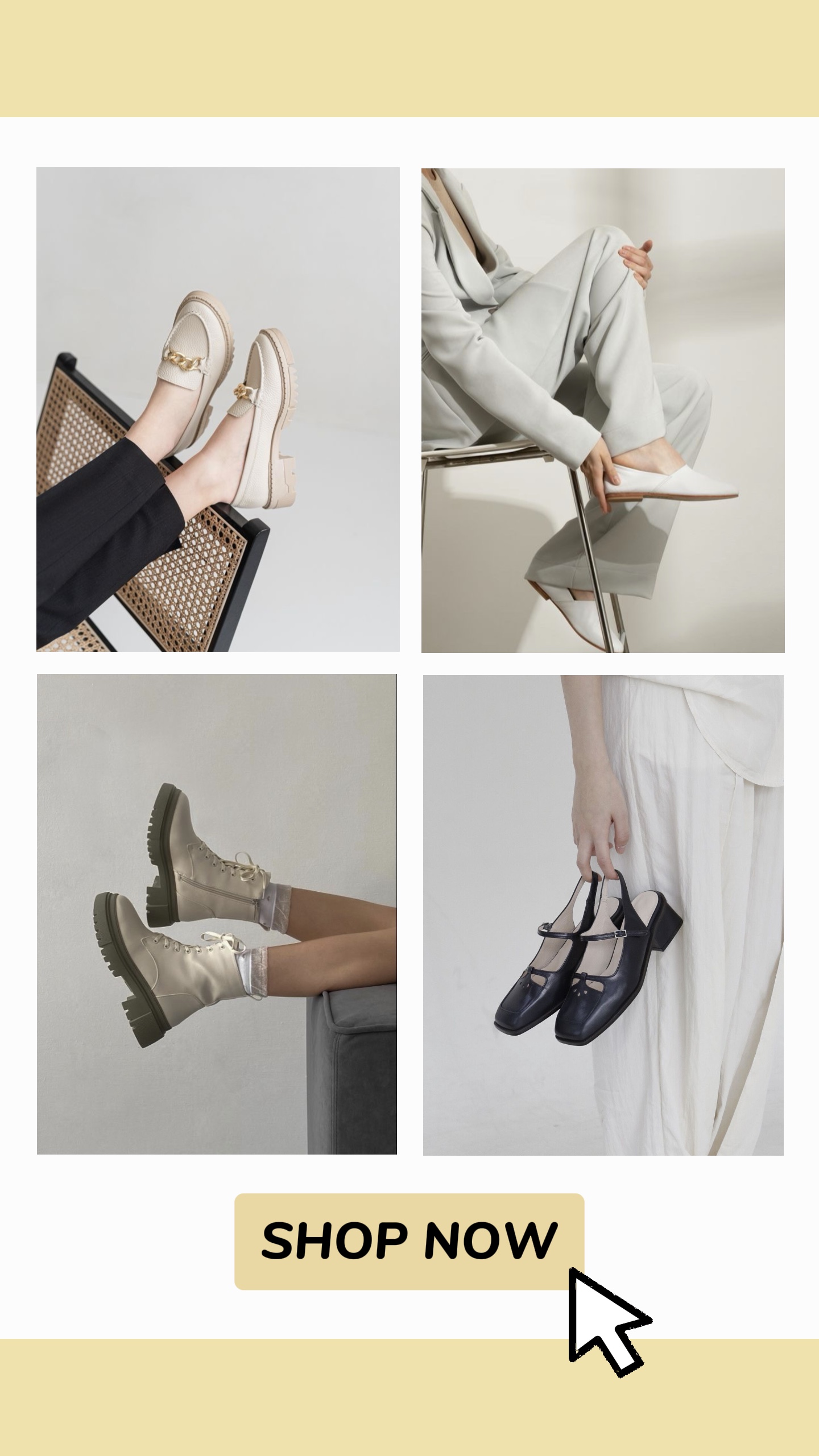 Promoção de sapatos