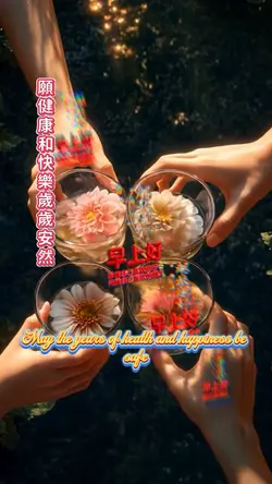 朋友 願健康和快樂歲歲安然
