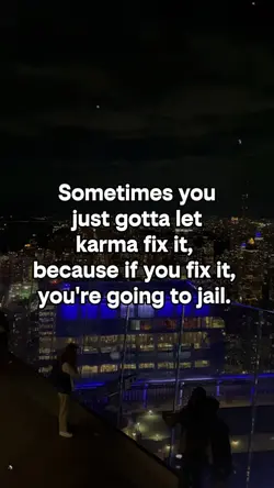 Let karma fix it