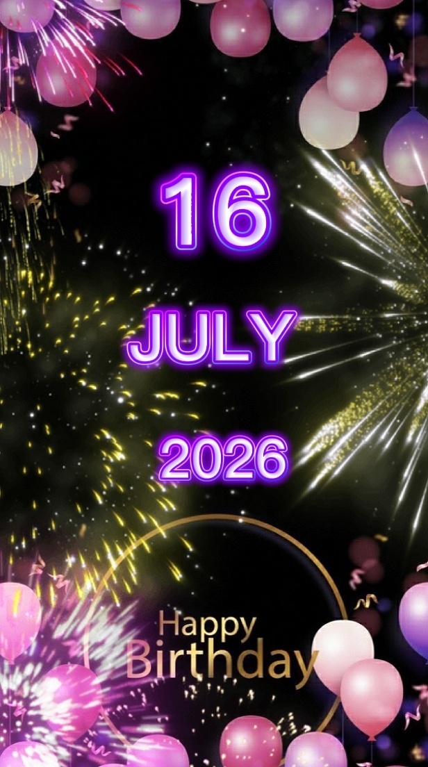 Anniversaire 16 JUILLET 