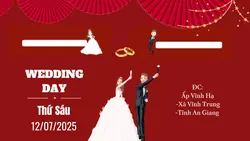 Thiệp cưới chi bi