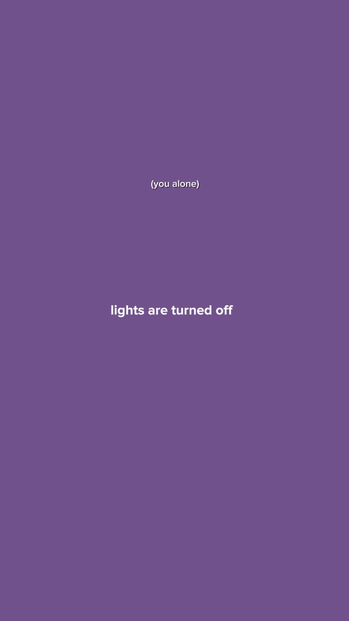 Lights is turned off