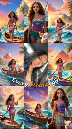 Every Moana Girl……..