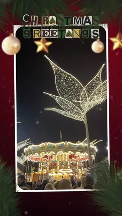 Christmas postcard
