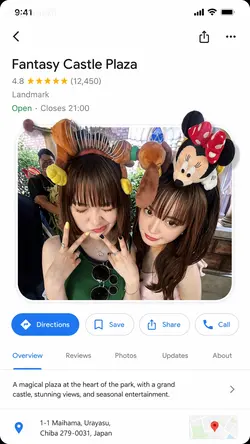 オリジナルGoogle Maps UI