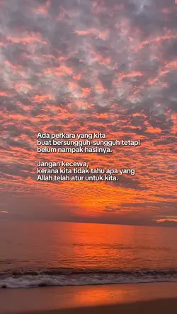 Jangan kecewa, terus