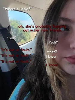 "It's not ur fault"