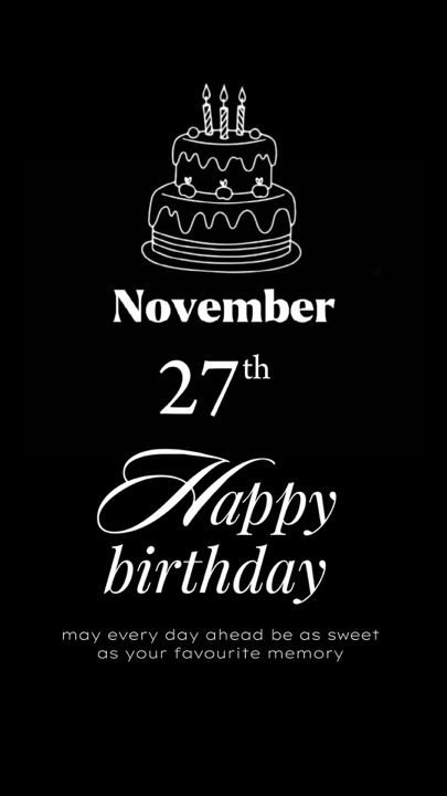 ulang tahun 27 nov