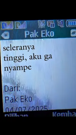 jj seleranya tinggi