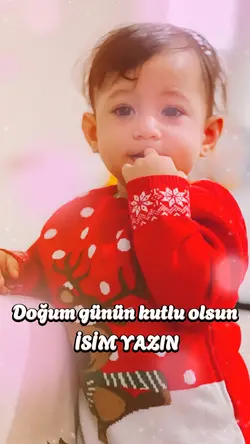 Doğum günü şablonu 