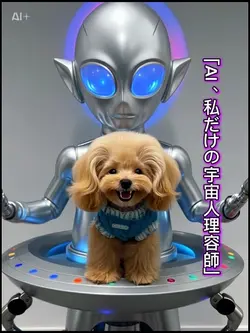「AI、私だけの宇宙人理容師」