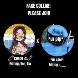 fake collab! 