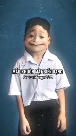 khuôn mặt biến dạng