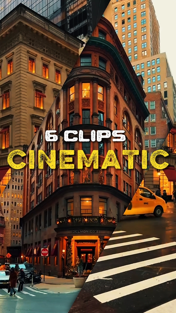 6 clips cinematic 