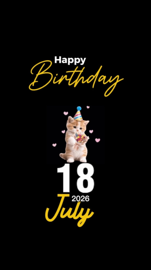 ANIVERSÁRIO GATO