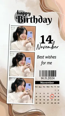 14 NOV HBD TO ME