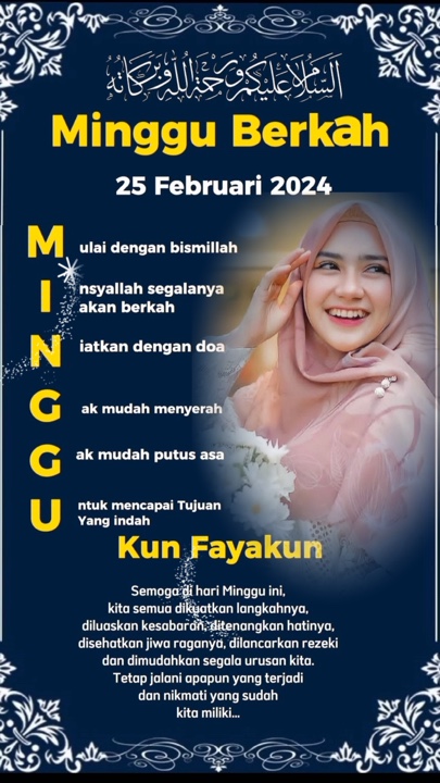 Minggu 25.02.2024