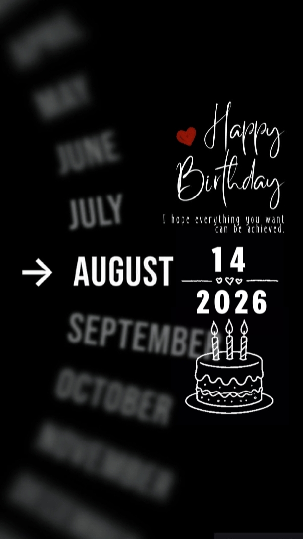 HBD HUSBAND 14 AUGUS
