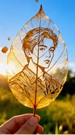 Leaf art