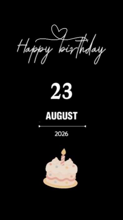 HBD 23 août