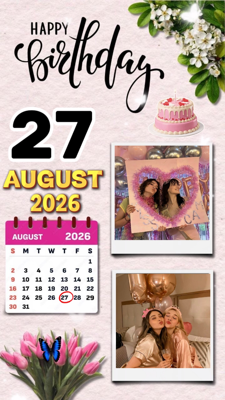 HBD 27 août 2026