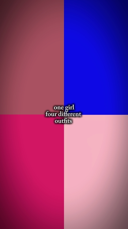 4 roupas diferentes 