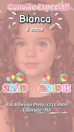 Convite Aniversário 