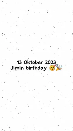 Jimin birthday 