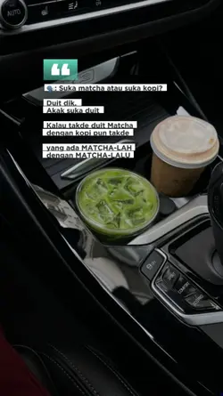 suka matcha/kopi