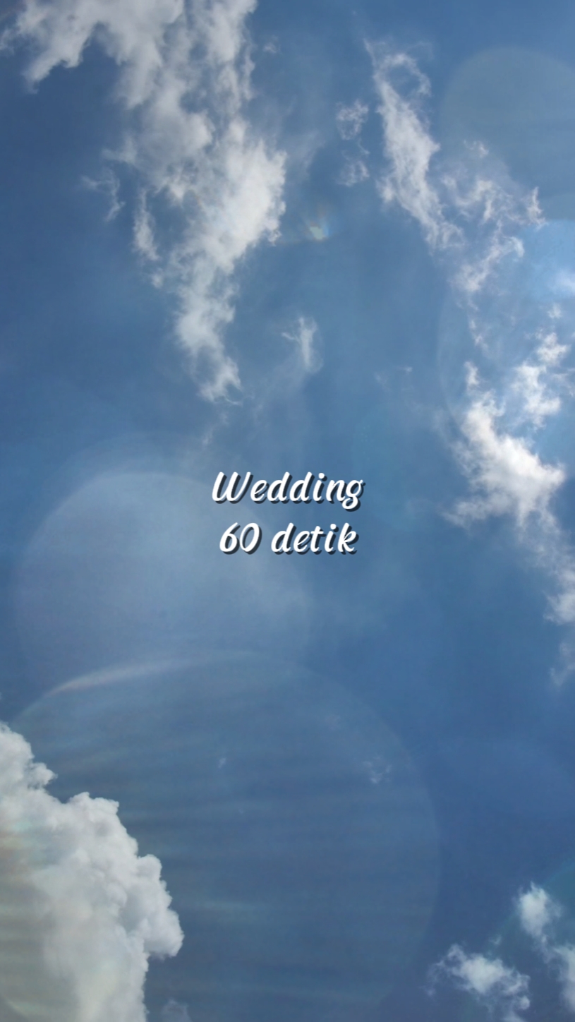 Wedding 60 detik