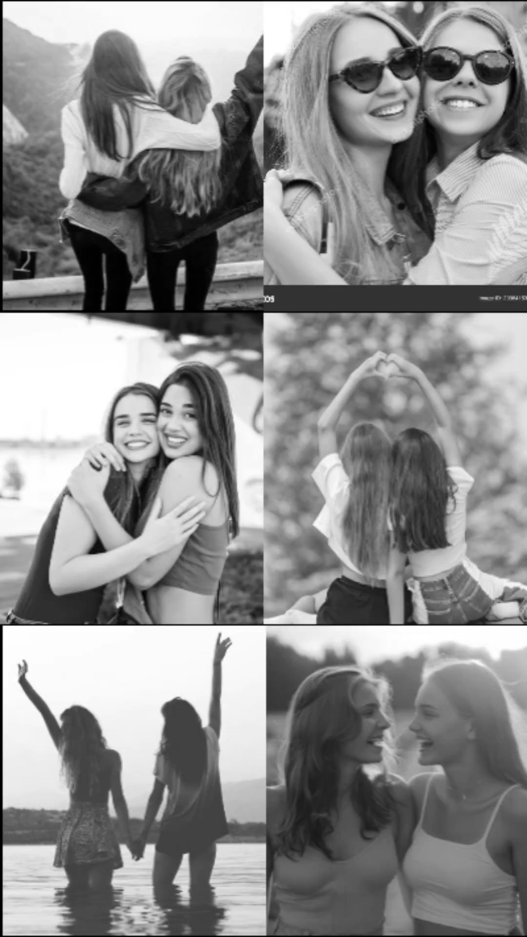 best friend collages