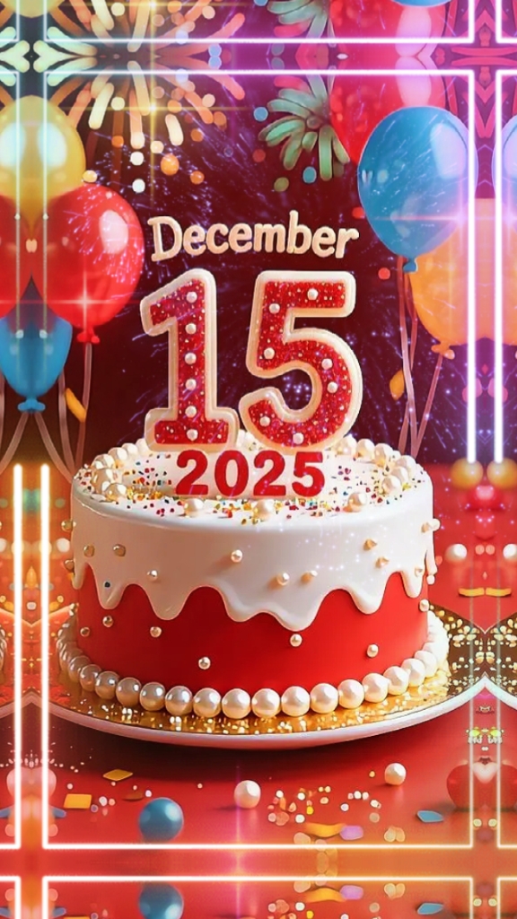 Birthday 15 Dec 2025