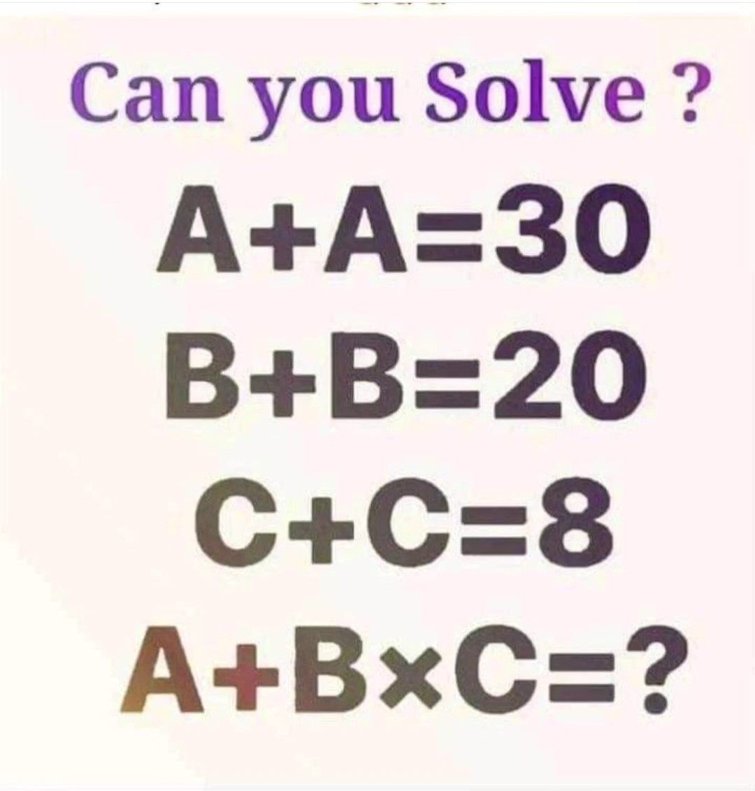 Can u solve 