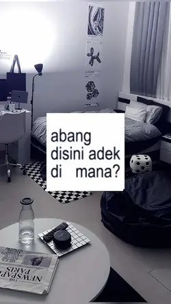 abang disini adek di