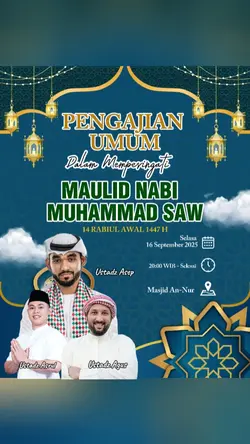 Undangan Maulid Nabi