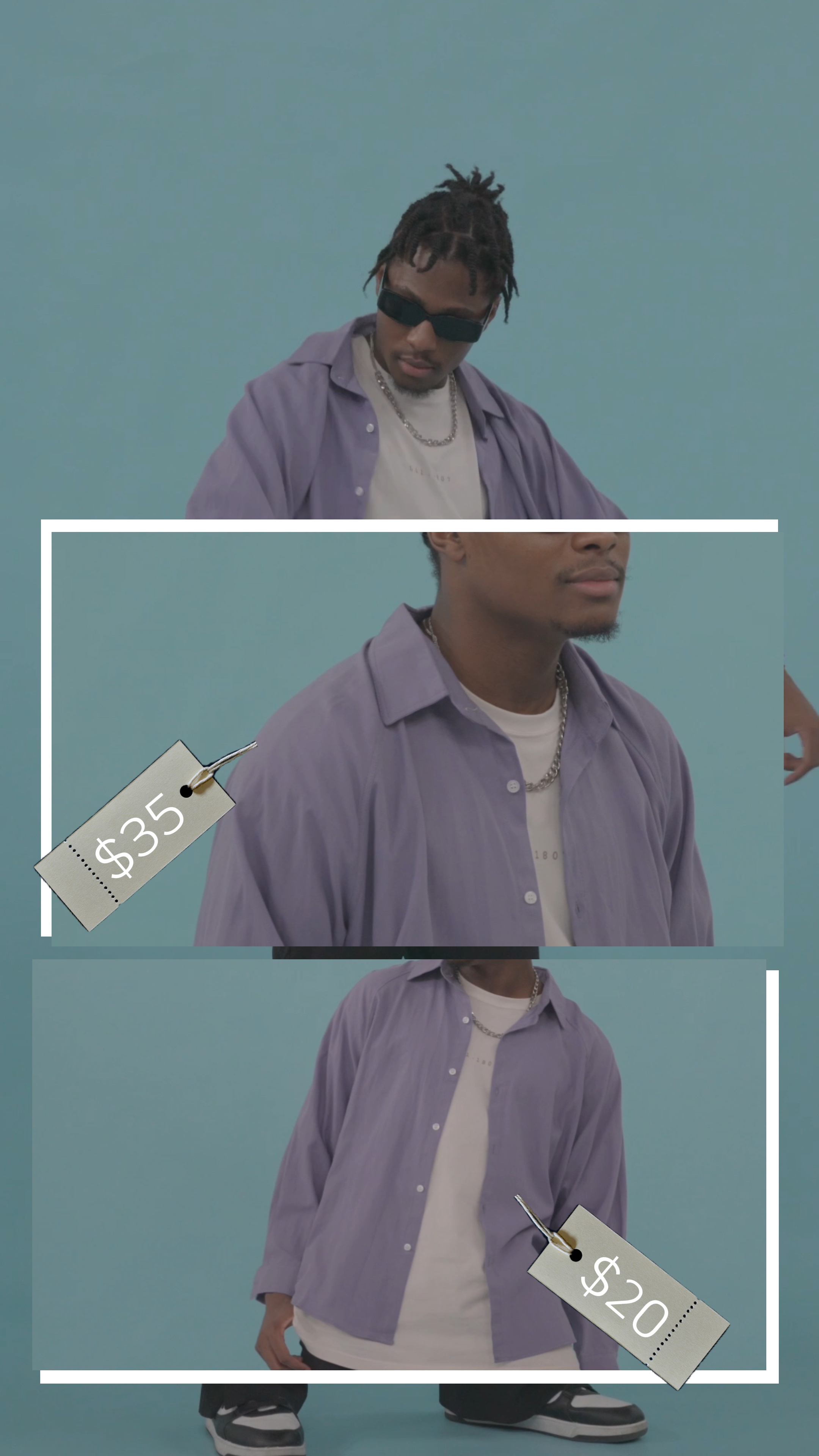 Father's Day video advertising, suitable for the clothing industry, trendy style